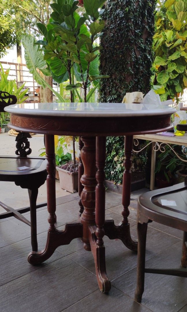 Marble sales kopitiam table