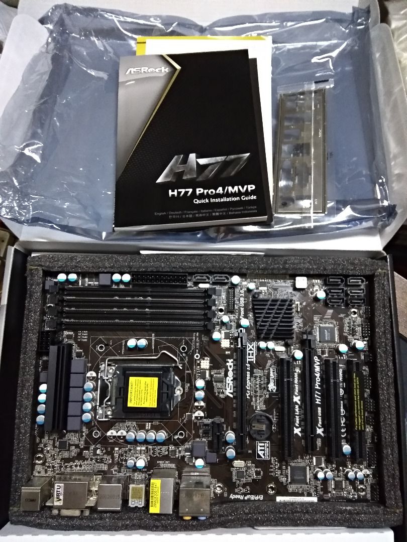 ASrock H77 Pro4/MVP LGA 1155, Computers & Tech, Parts & Accessories ...