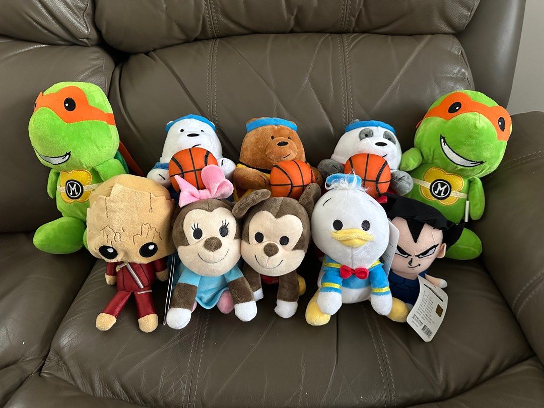 Assorted small plush toys - authentic, Hobbies & Toys, Toys & Games on ...