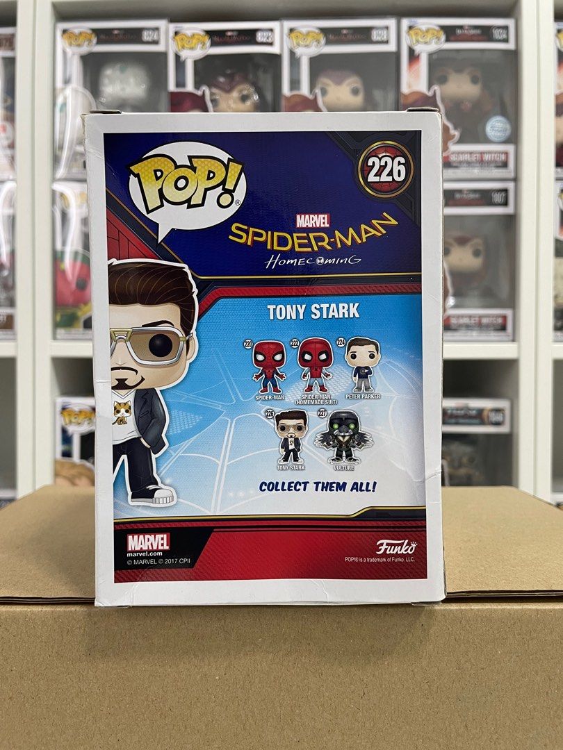 Funko pop tony stark spiderman best sale homecoming
