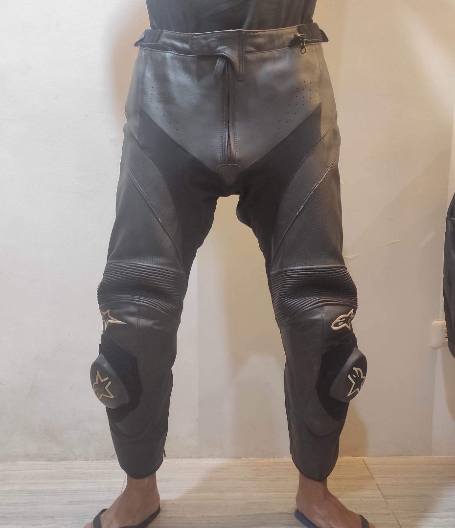 Authentic Alpinestars Leather Pants, Motorbikes, Motorbike Parts 