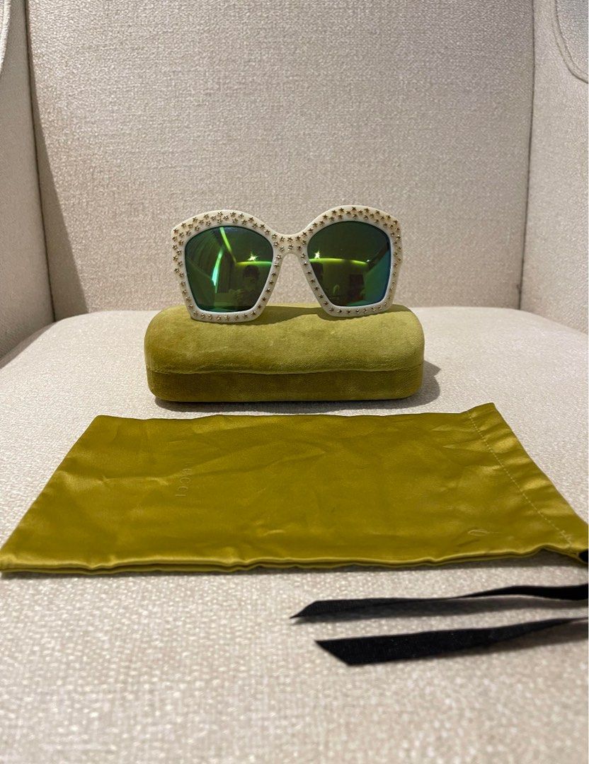 Gucci star studded store sunglasses
