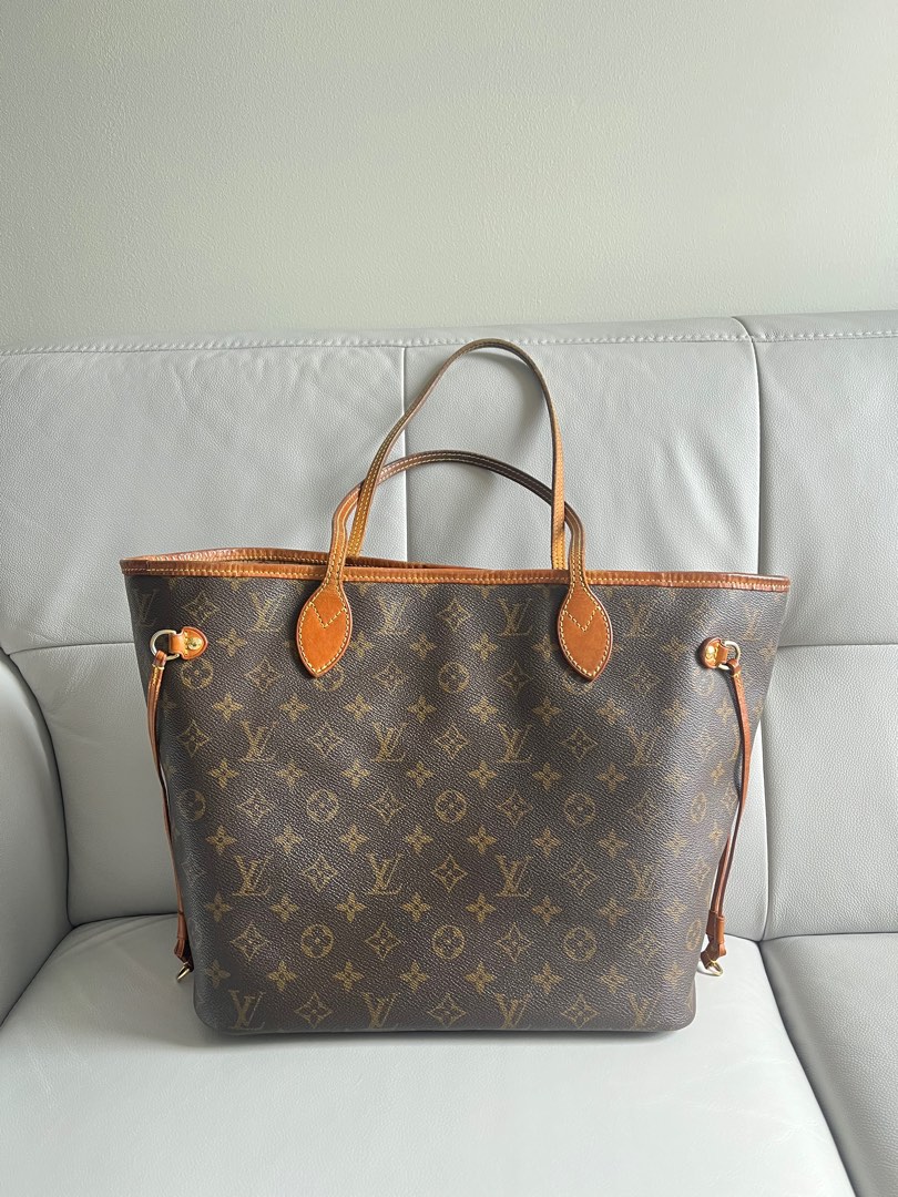 Authentic LV Neverfull with Entrupy Certificate Luxury Bags Wallets