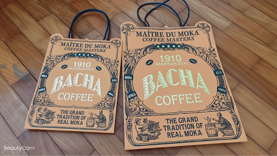 Bacha coffee paper bags, Everything Else on Carousell