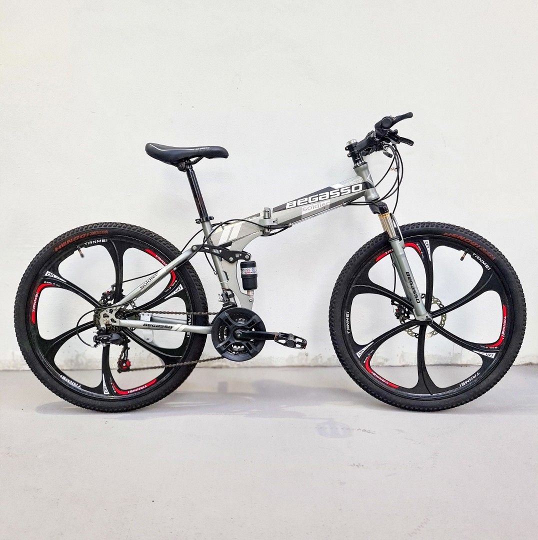 Begasso foldable full suspension mountain bike, Sports Equipment ...