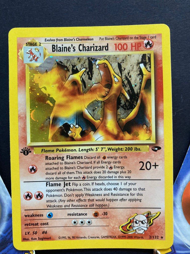 Blaine Charizard 1st Edition NM/LP, Hobbies & Toys, Toys & Games on Carousell Blaine Charizard 1st Edition NM/LP, Hobbies & Toys, Toys & Games on Carousell