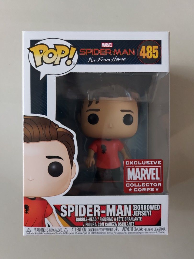 Spiderman borrowed jersey funko hot sale pop