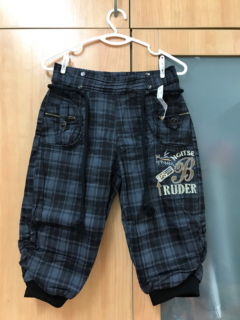 Brand New with Tag Korean Style 3Suku Gingham Pant RM29 only on Carousell