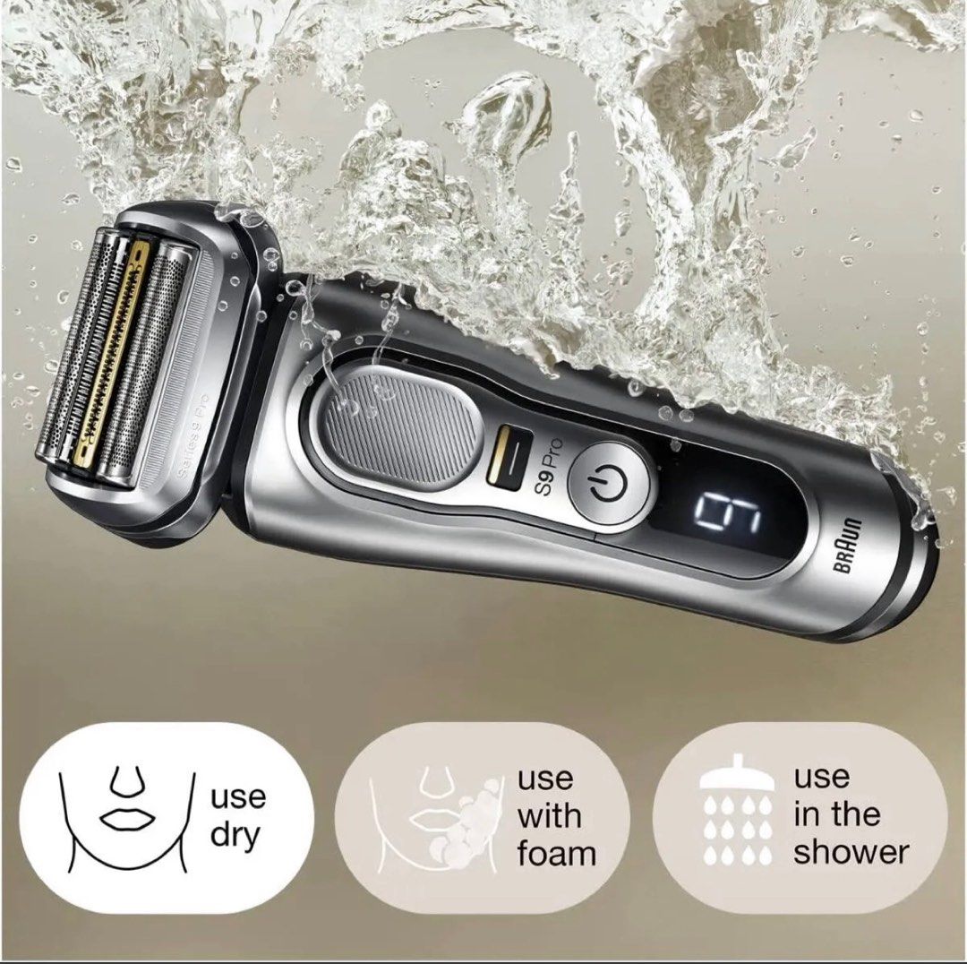 Braun Shaver Series 9 Pro 9427s Wet & Dry shaver , Beauty & Personal