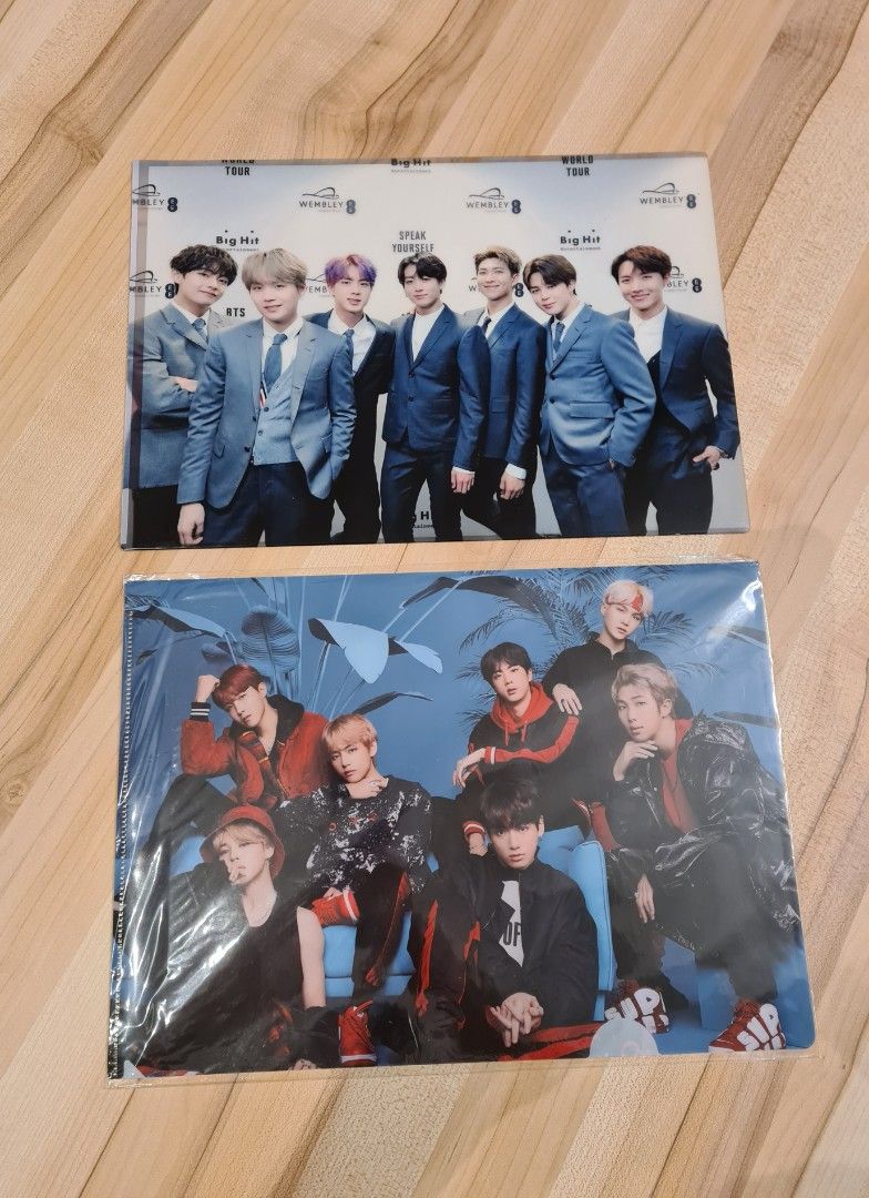 BTS A4 size files, Hobbies & Toys, Memorabilia & Collectibles, Fan ...