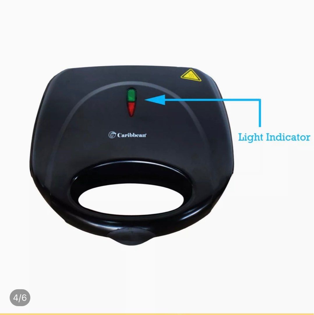 Caribbean Sandwich Maker (Category: Cookware & Accessories) located in Taguig. Submitted by annnnnnn_ (Listing ID 1206906707, Image 1). Description: Caribbean Sandwich Maker Bought from lazada Black RFS: not used anymore Box not included Price is slightly negotiable.