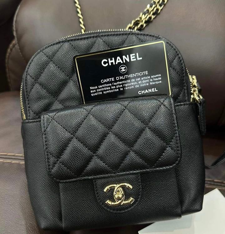 Chanel Backpack Mini Caviar Cruise 2019 Collection