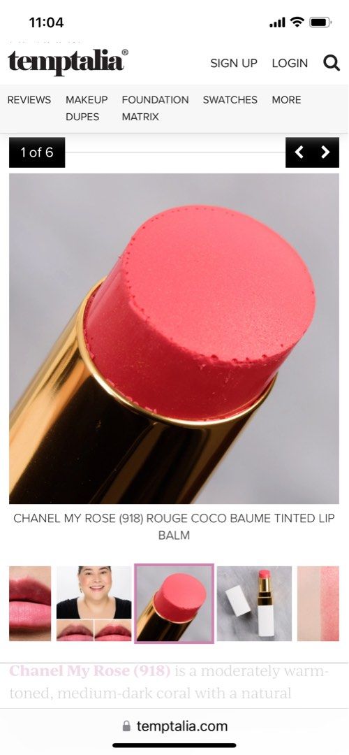 Chanel Lipstick balm - My Rose 918 BNIB, Beauty & Personal Care