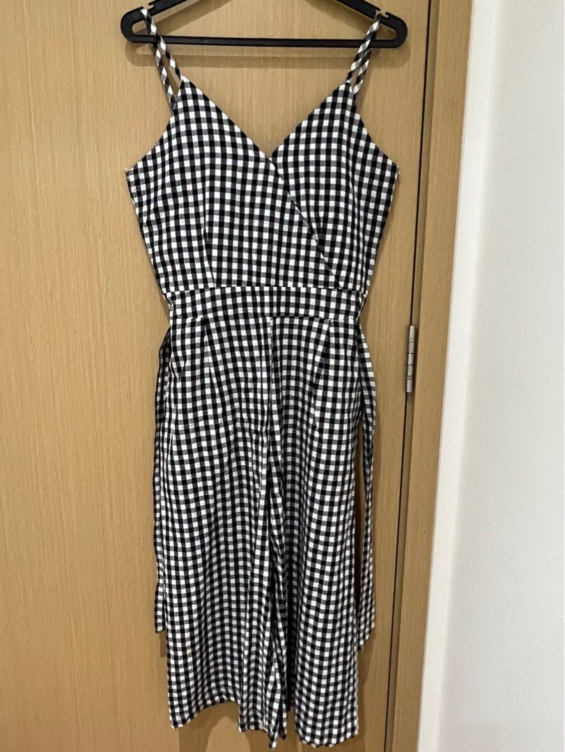 Checkered Shirt Jumper Set