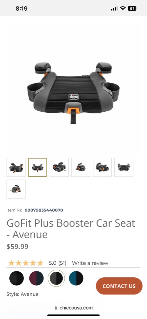 Chicco gofit store plus review