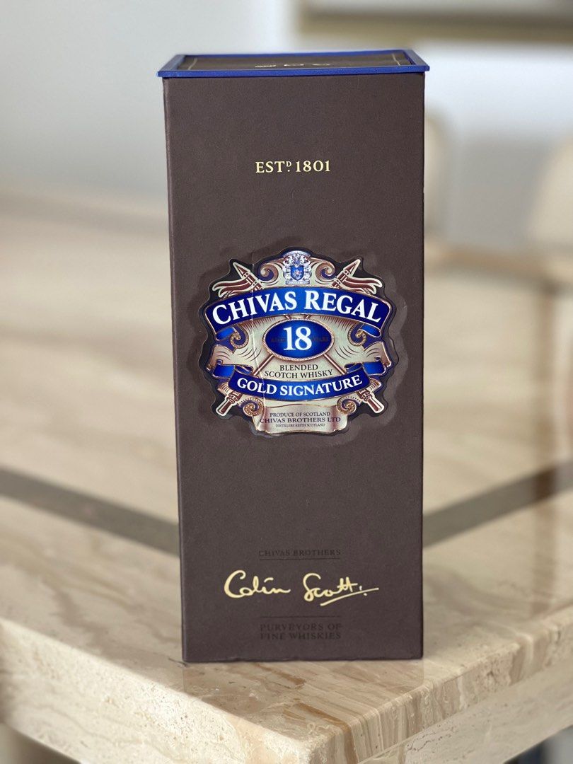 Chivas 18 Years ( 1 Litre ), Food & Drinks, Alcoholic Beverages on ...