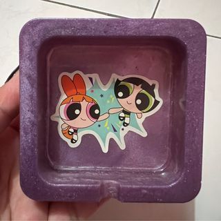 CLEARANCE ‼️ handmade powerpuff girls resin ashtray