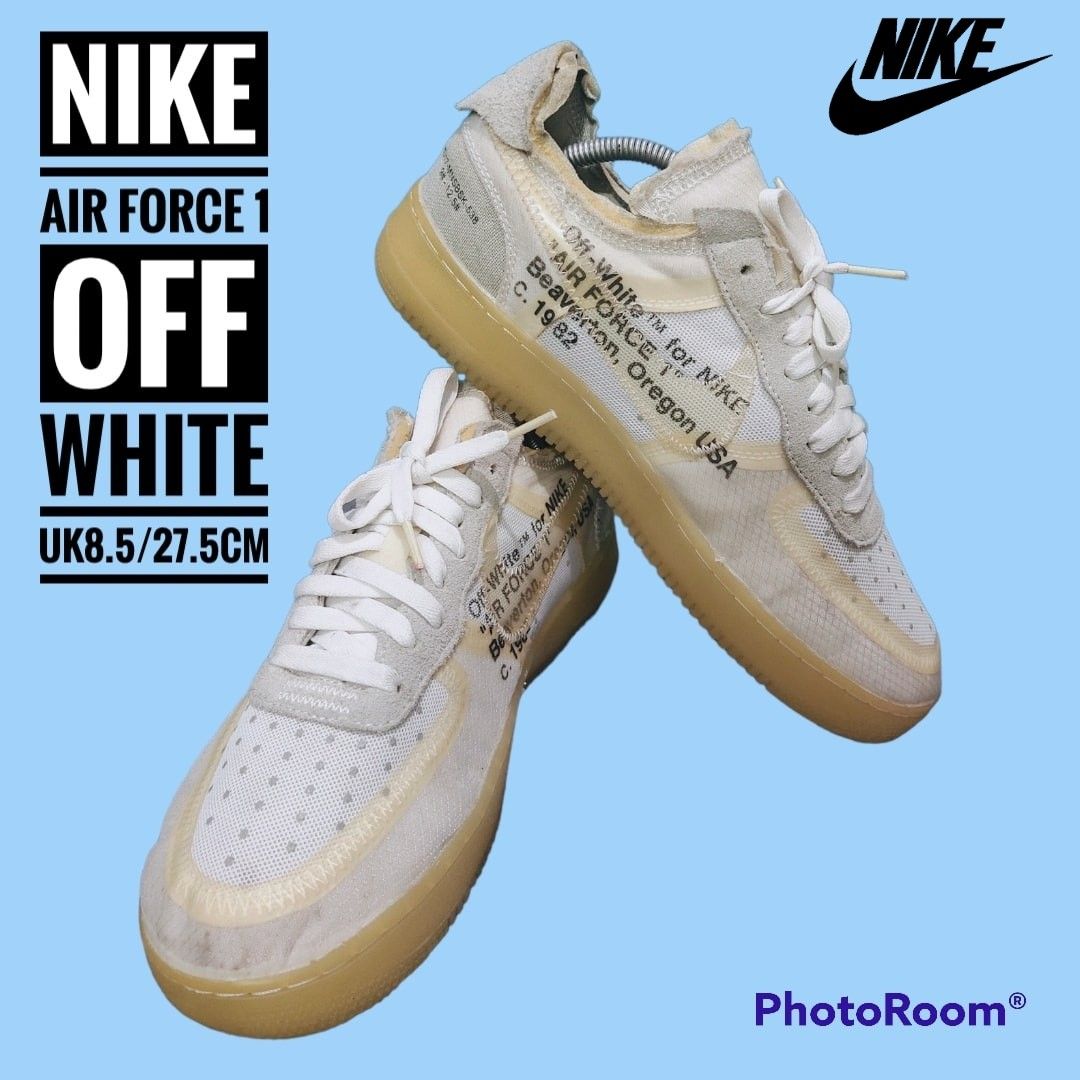 CLEARANCE STOCK Nike Air Force 1 Off White 8.5uk Bundle