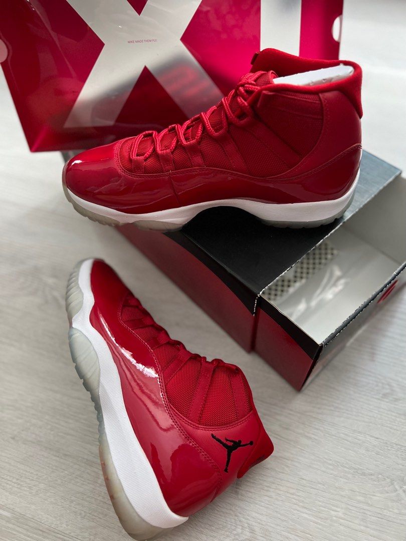 CNY SALES Jordan 11 Retro Win Like 96 Men s Fashion Footwear
