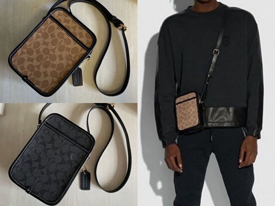 Coach camera clearance bag size