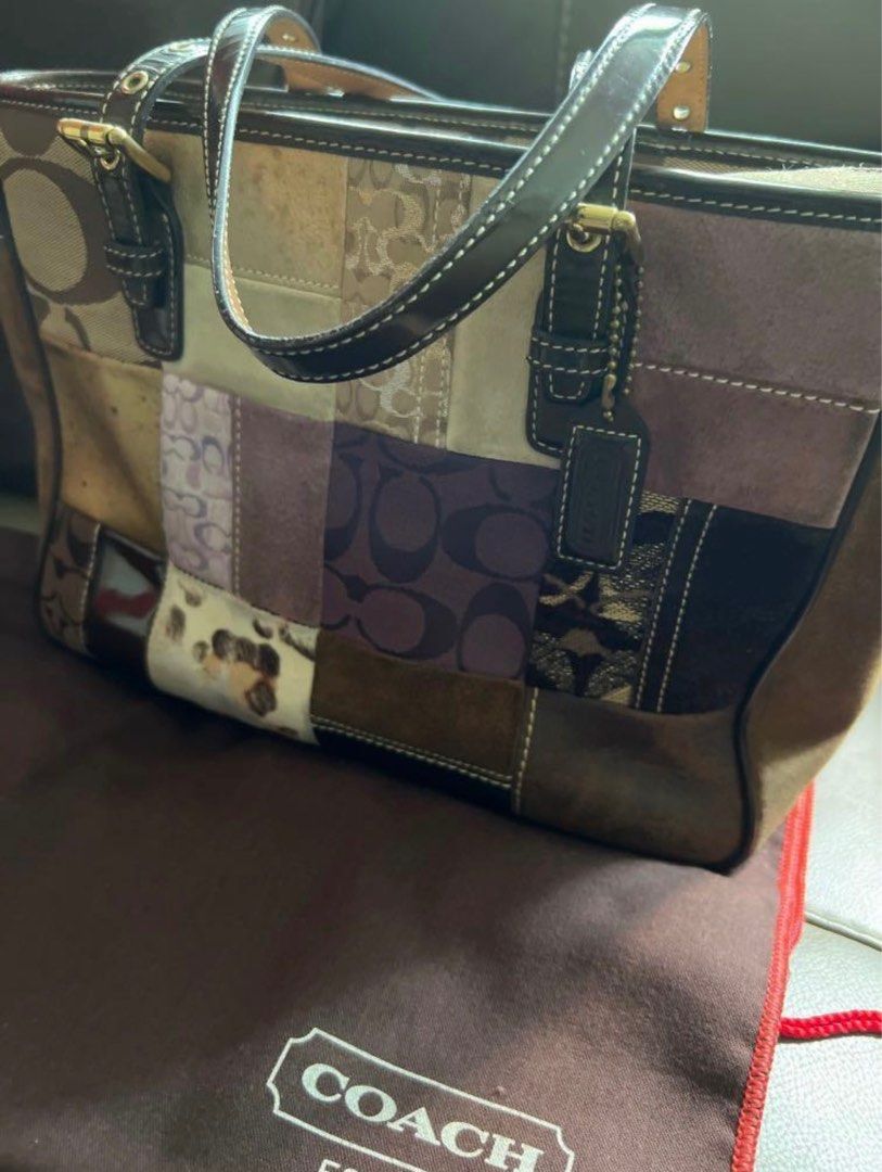 Coach holiday sales patchwork purse