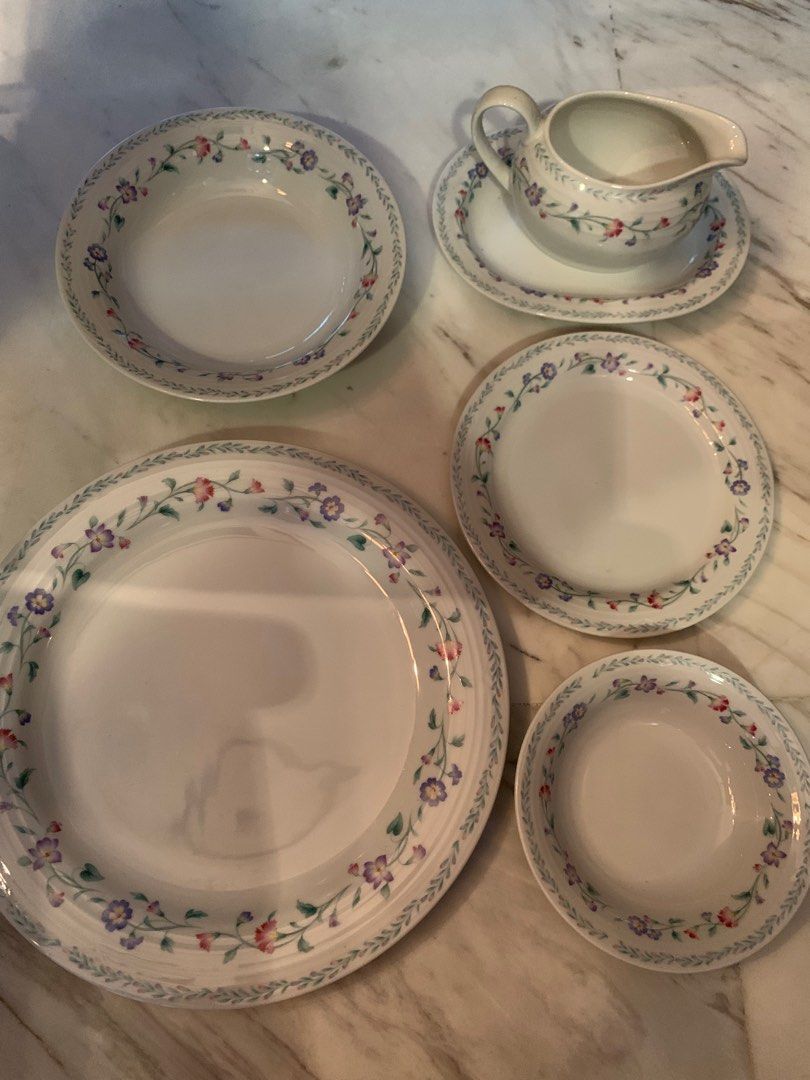 Complete dinner set for 12, Furniture & Home Living, Kitchenware & Tableware, Dinnerware