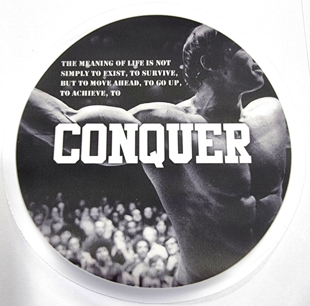 Conquer Car Decal, Hobbies & Toys, Stationery & Craft, Art & Prints on ...