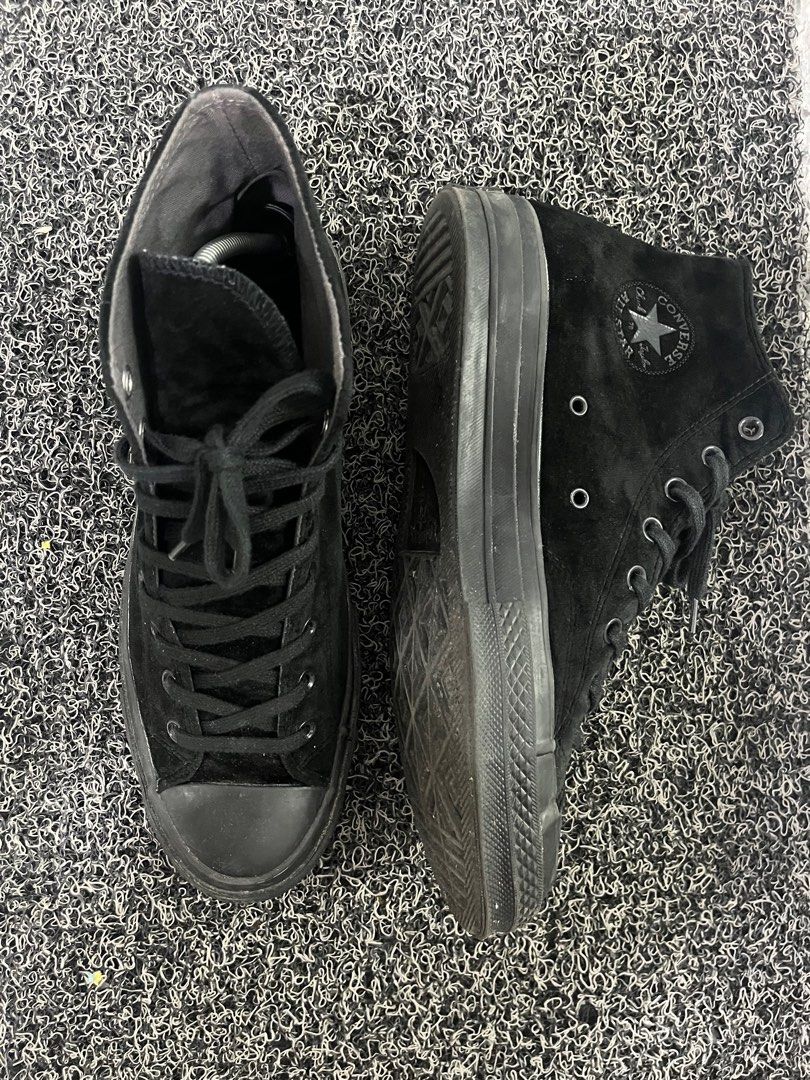 Converse 70s Hi Suede Triple Black