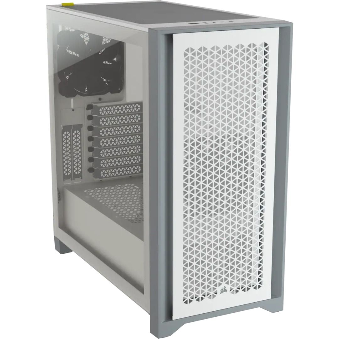 Corsair 4000D Airflow (White) and Corsair PCIE 3.0 x16 Riser Extension