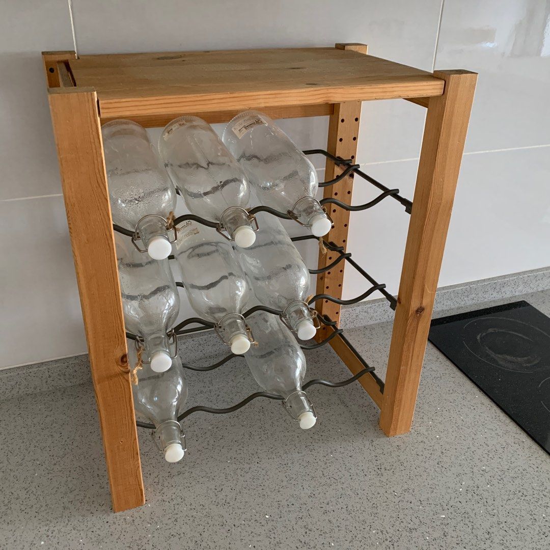 Custom IKEA Ivar Bottle Rack