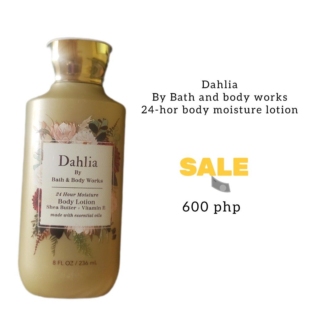 Dahlia by bath and body works body moisture lotion, Beauty & Personal