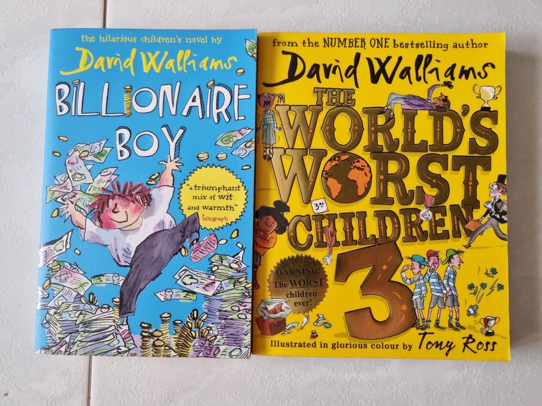 David Walliams. Billionaire Boy. World's Worst Children 3, Hobbies