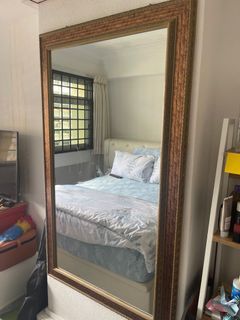 Decorative frame mirror (0.9m length x 1.5m height)