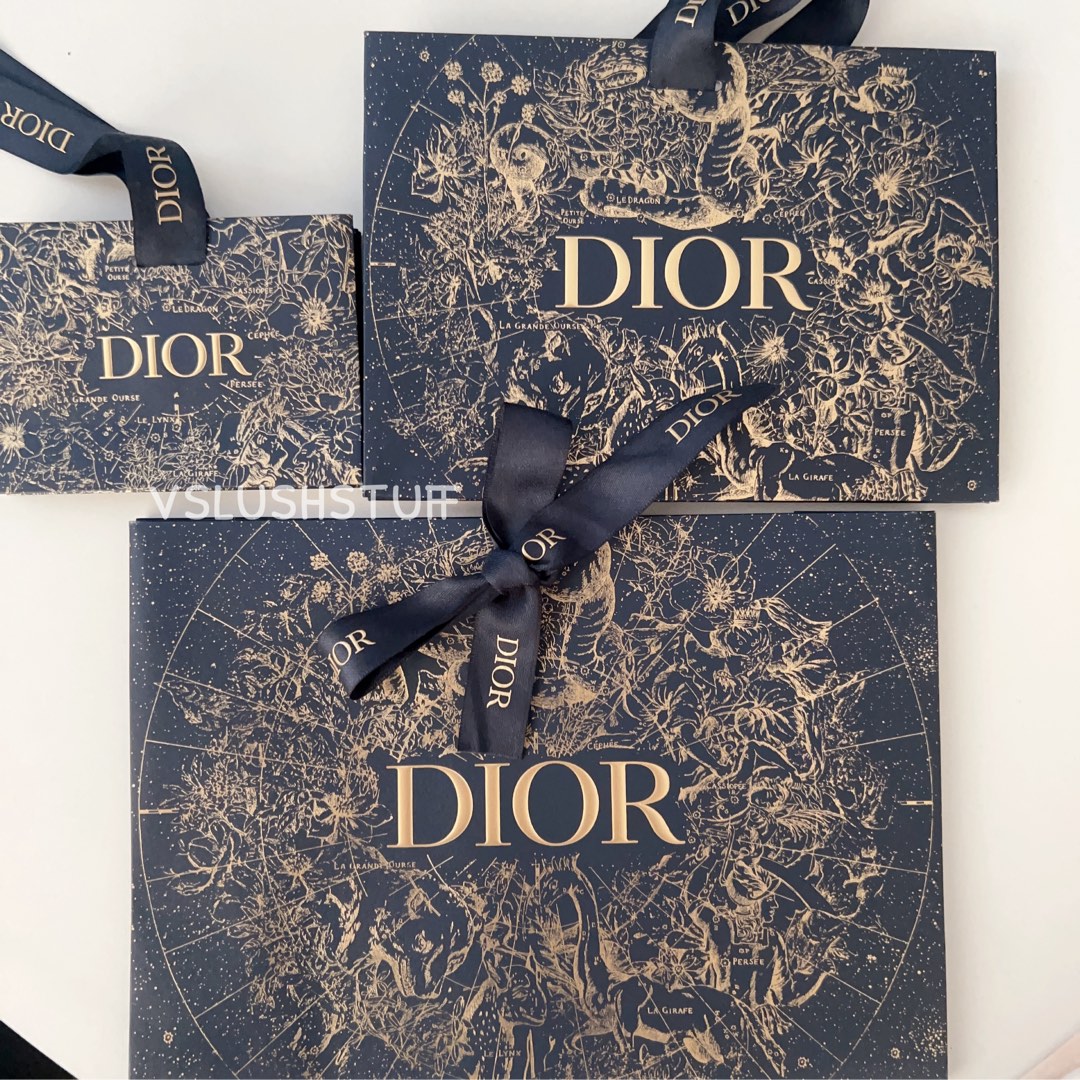 Dior discount gift bag