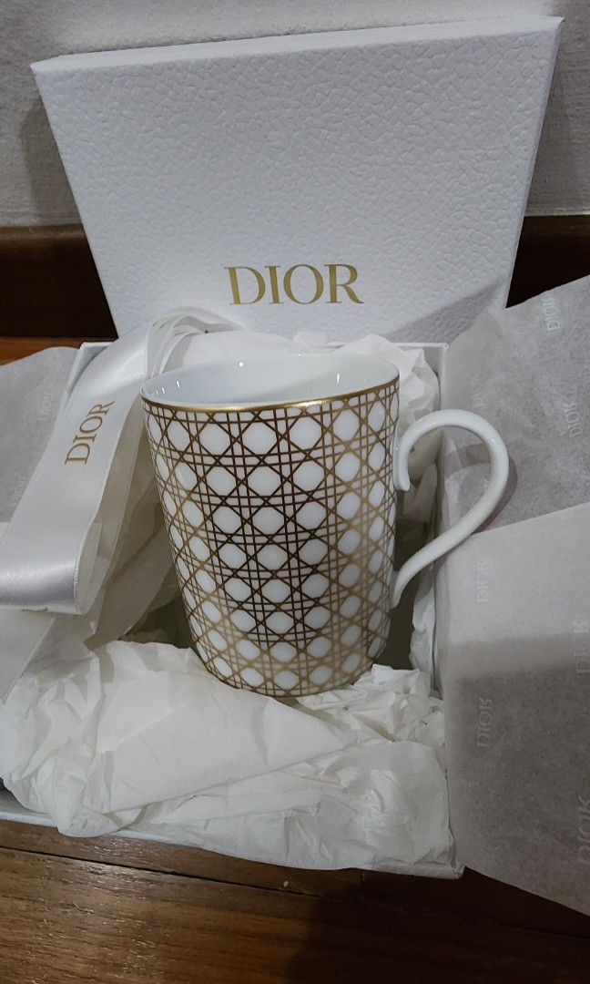 Dior Cannage Montaigne - Tea Cup and Saucer