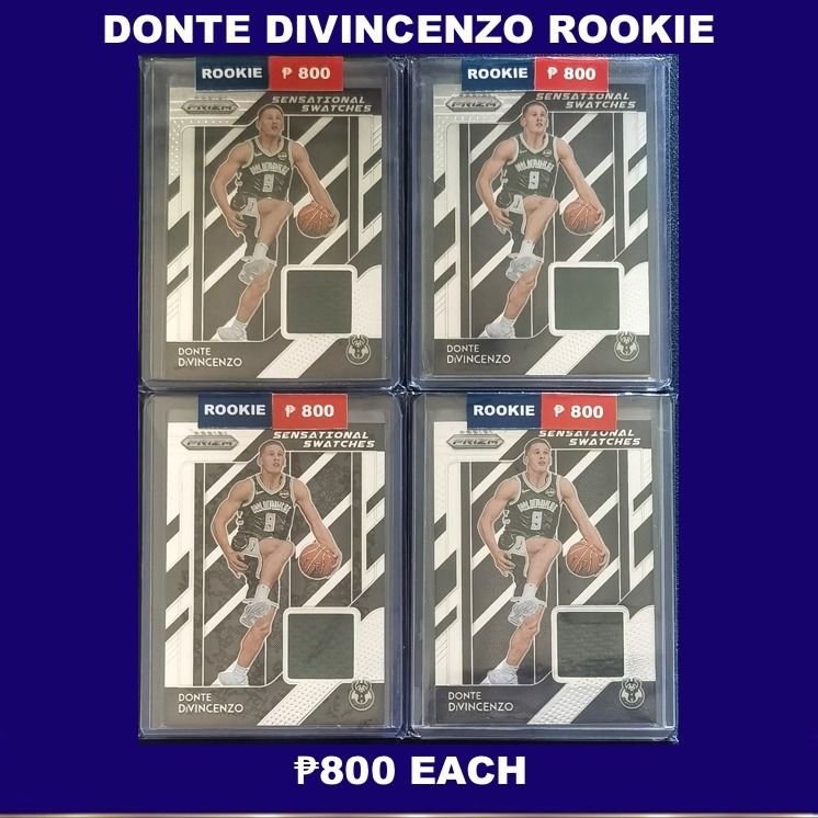 Donte Divincenzo Sensational Swatches Prizm Rookie NBA Cards in ...