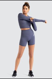 DoYouEven High-waist Hyperflex Shorts - Cool Charcoal Grey - M