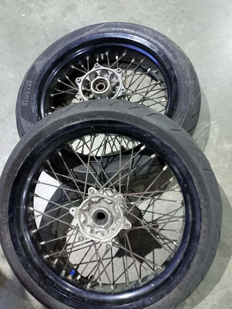 Drz RK EXCEL RIMS, Motorcycles, Motorcycle Accessories on Carousell