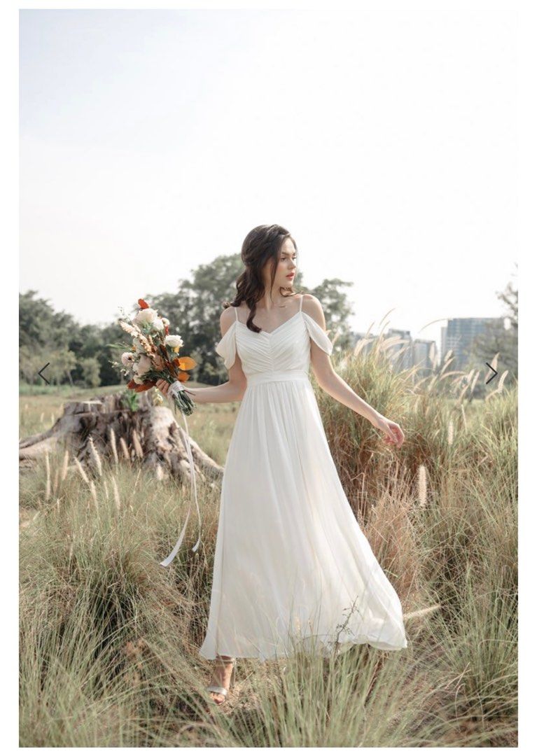 EVERMORE GRECIAN DRESS WHITE Women s Fashion Dresses Sets Dresses on Carousell