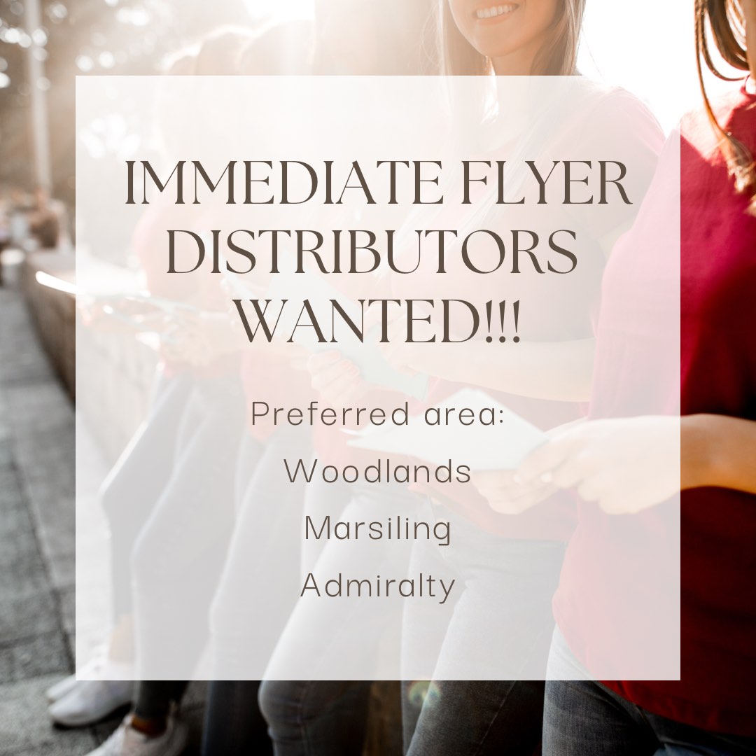 Flyer distributors wanted!, Jobs, Internships & Others on Carousell