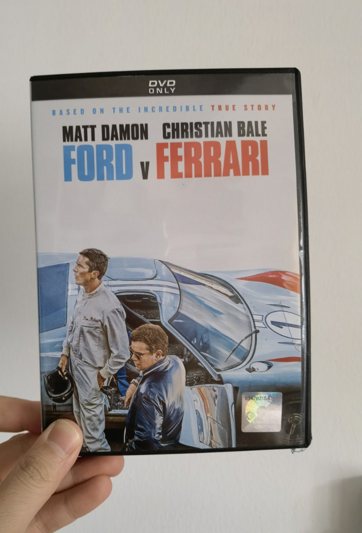 Ford V Ferrari DVD Christian Bale, Hobbies & Toys, Music & Media, CDs ...