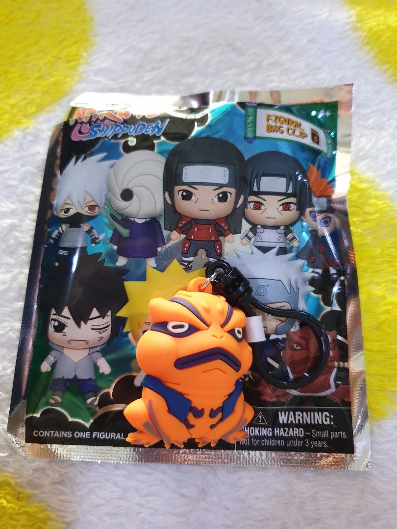FREE MAIL! NARUTO figural bag clip/keychain Exclusive B and Obito