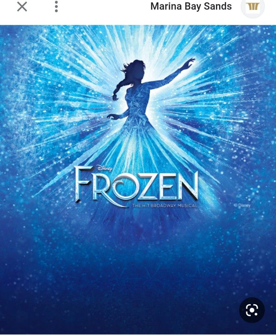 Frozen the musical., Tickets & Vouchers, Event Tickets on Carousell
