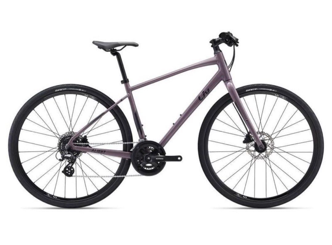 Giant Liv Alight Hybrid City Touring 2022 Purple Ash Sports