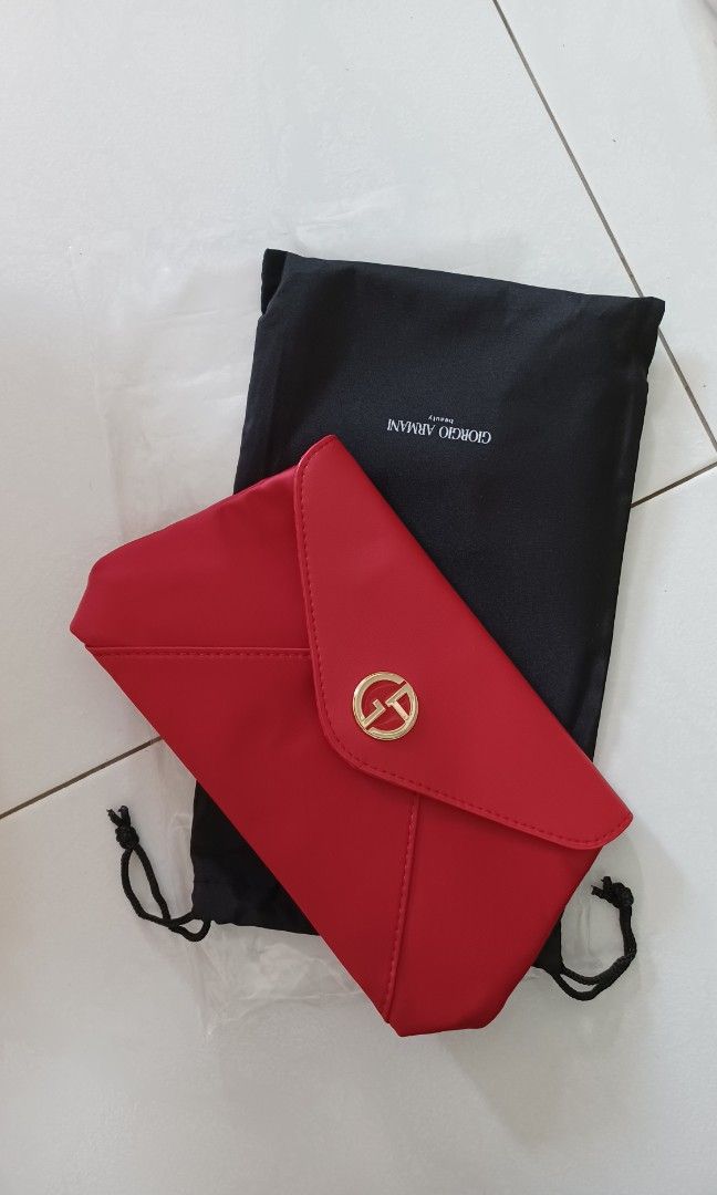 Red online armani purse