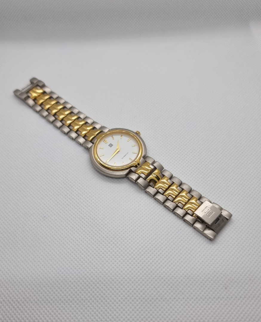 Givenchy Cruise 137 Watch Silver and Gold Tone, Luxury, Watches on Carousell