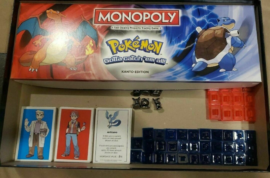 MONOPOLY: Pokemon Kanto Edition : USAopoly: Toys & Games