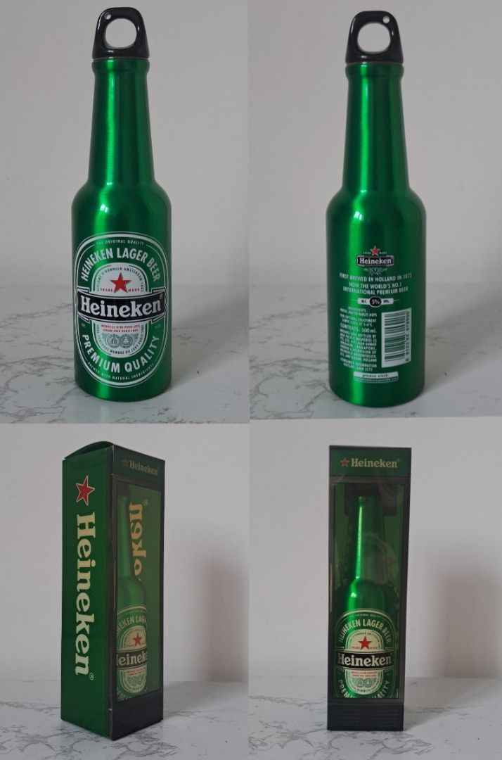 Heineken Aluminium Water Bottle Collection, Hobbies & Toys, Memorabilia