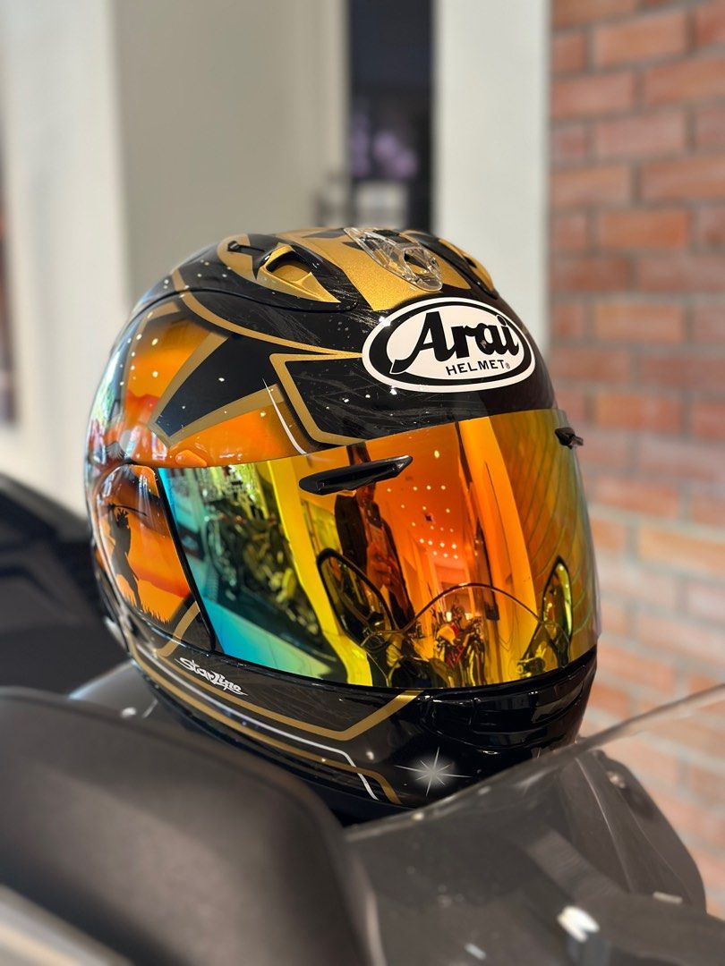 Flat visor arai rx7x top