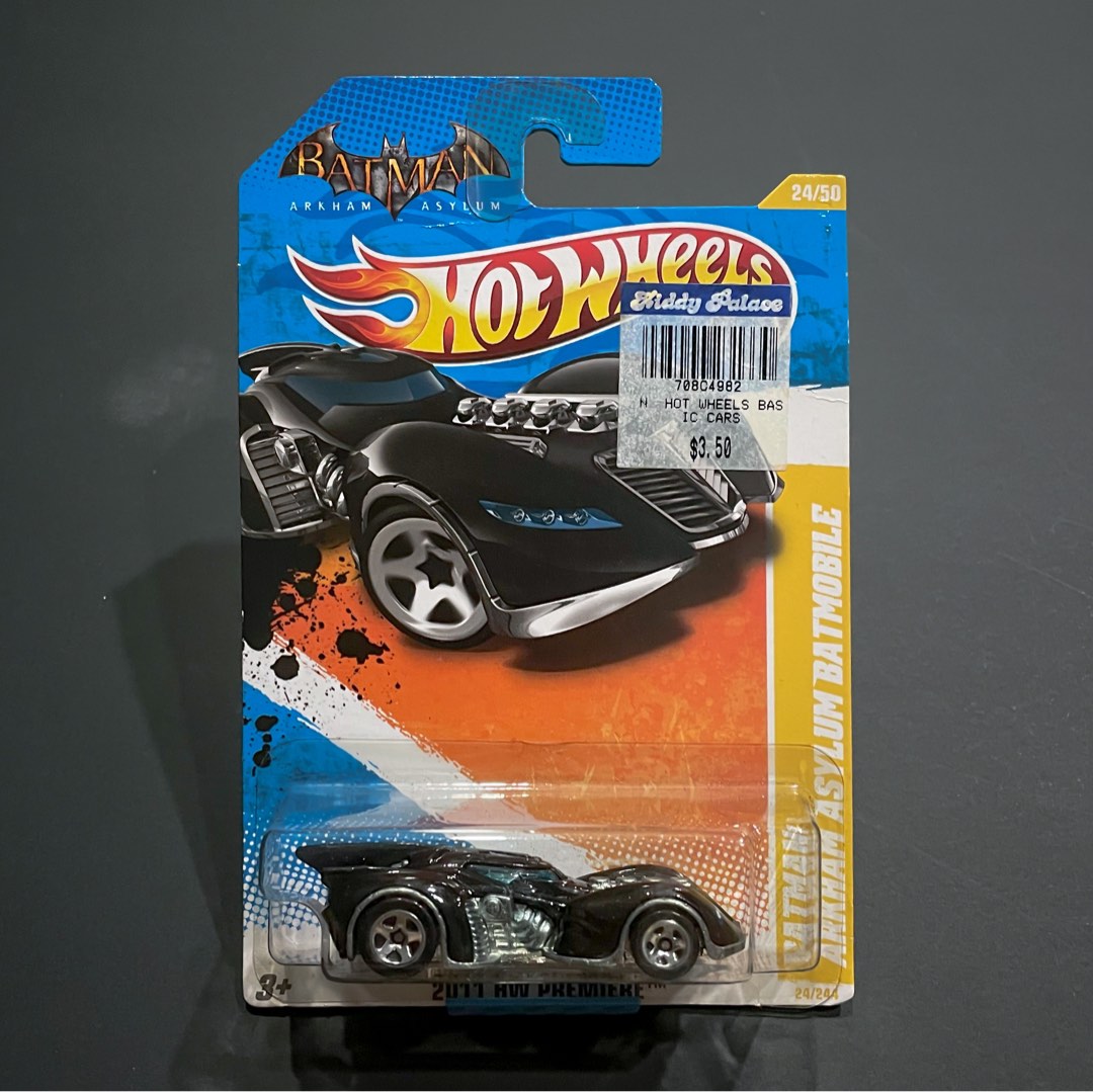 Hot Wheels Arkham Asylum Batmobile, Hobbies & Toys, Toys & Games on